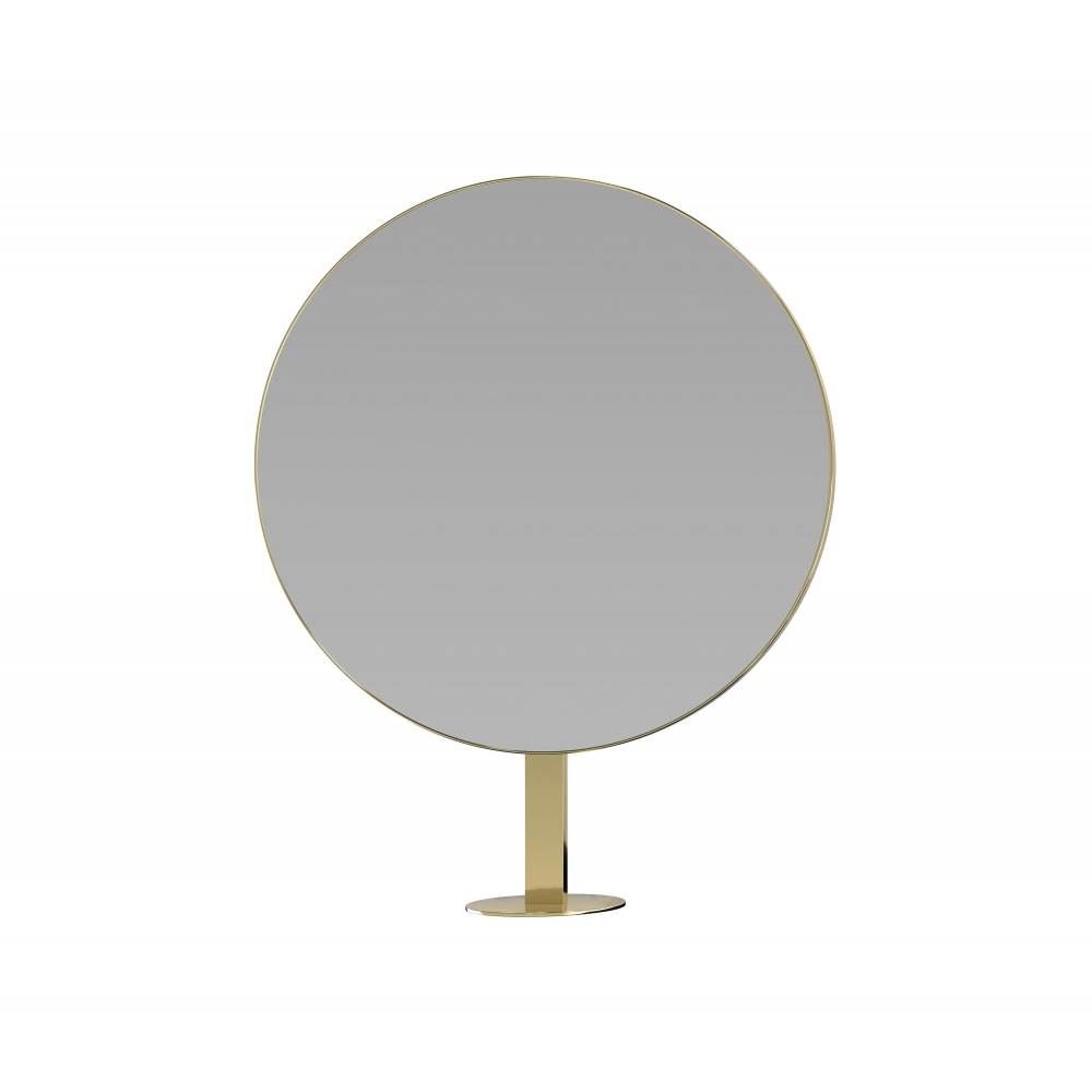 ENE-FSSM05 -Free-Standing Mirror with Built-In Storage for Beauty Salons