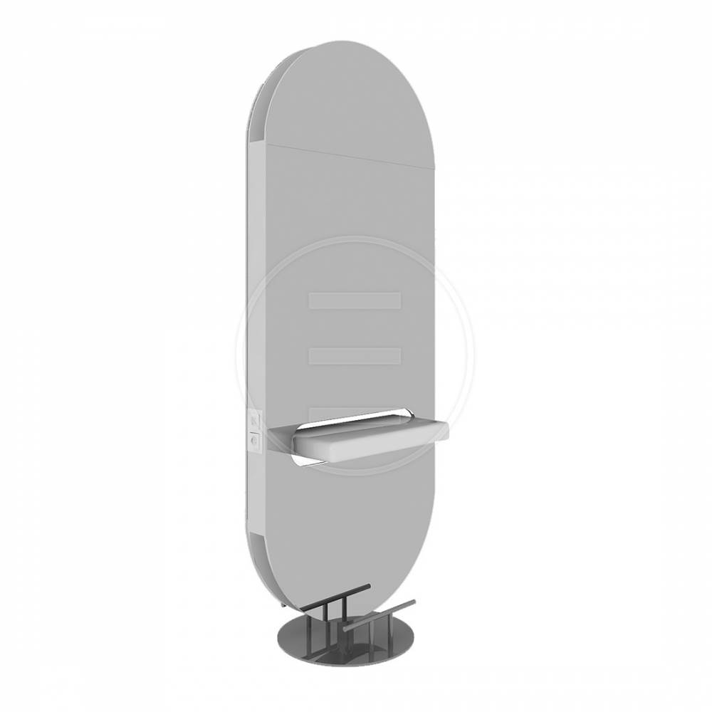 ENE-FSSM028 -Free-Standing Mirror for High-End Retail Spaces