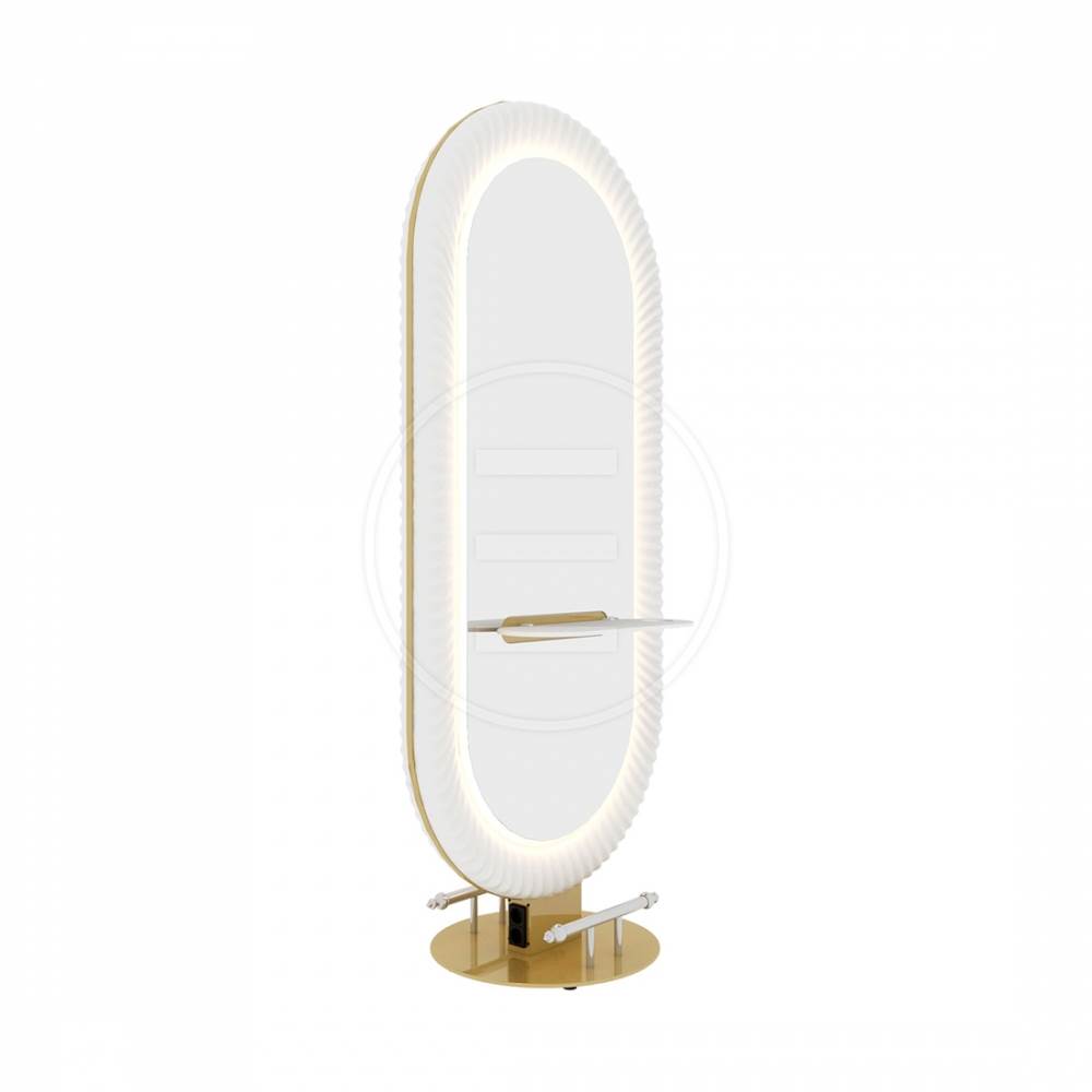 ENE-FSSM020 -Luxury Free-Standing Salon Mirror for Professional Stylists