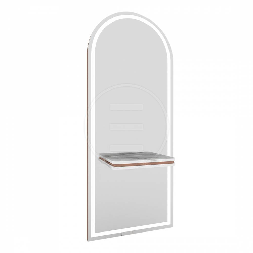 ENE-WMSM054 -Wholesale Wall-Mounted Salon Mirrors for Commercial Use