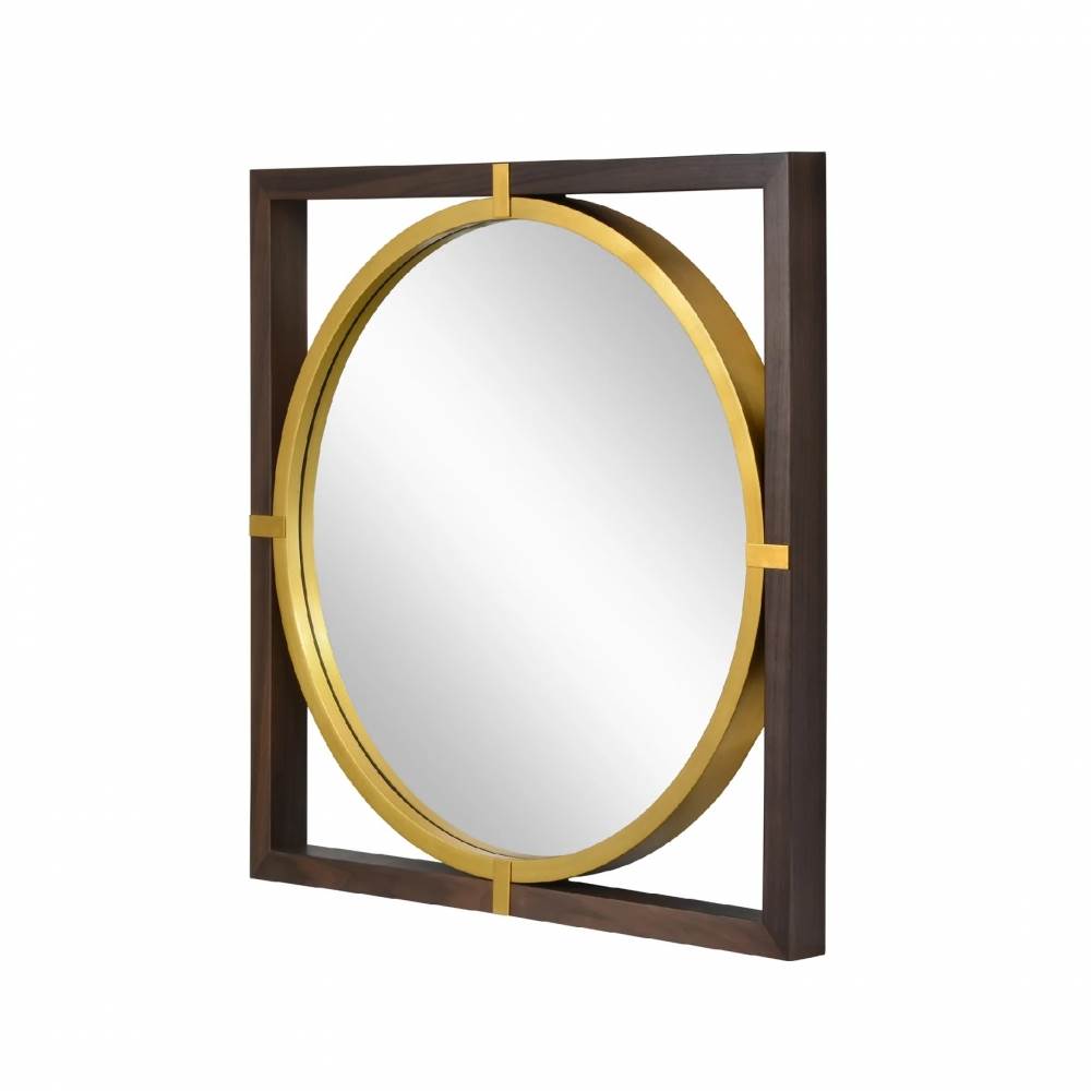 ENE-CCMD040 -Decorative Mirror with Wave Pattern Frame