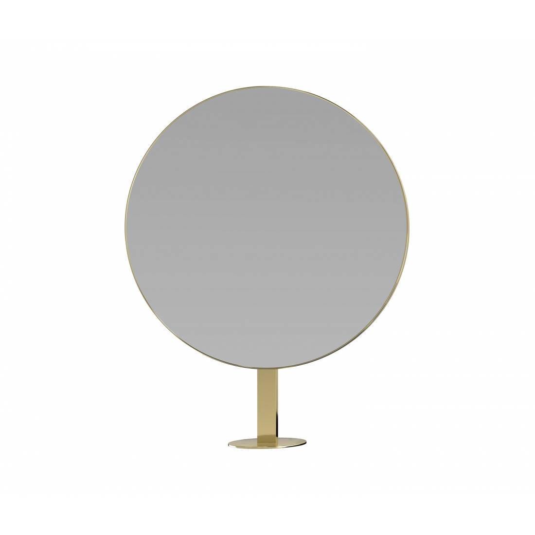 ENE-FSSM05 -Free-Standing Mirror with Built-In Storage for Beauty Salons