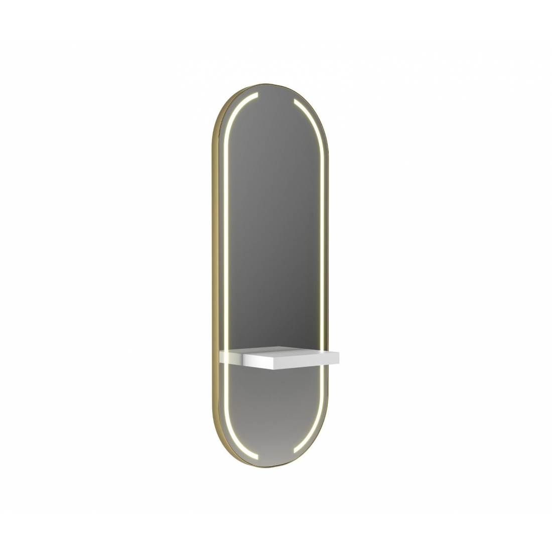 ENE-WMSM038 -LED Backlit Wall-Mounted Salon Mirror for a Sleek Finish