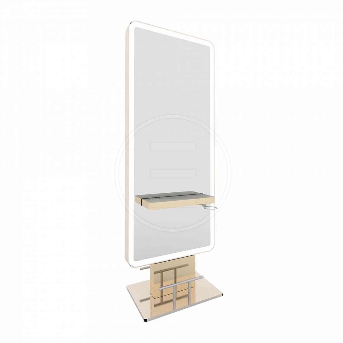 ENE-FSSM035 -Free-Standing Mirror with Smart Features for Salons