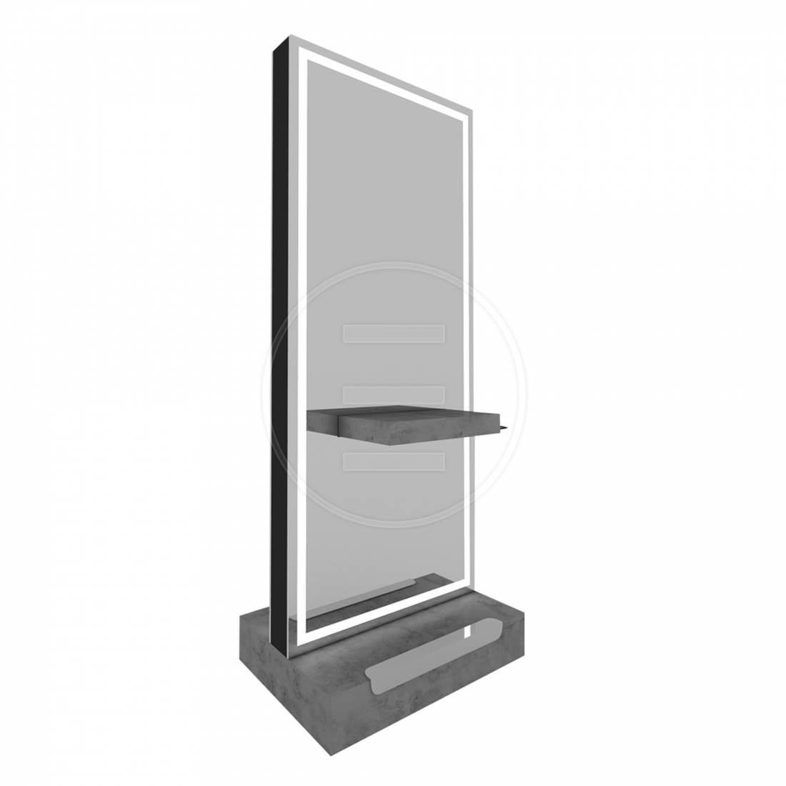 ENE-FSSM032 -B2B Supplier for Luxury Free-Standing Salon Mirrors