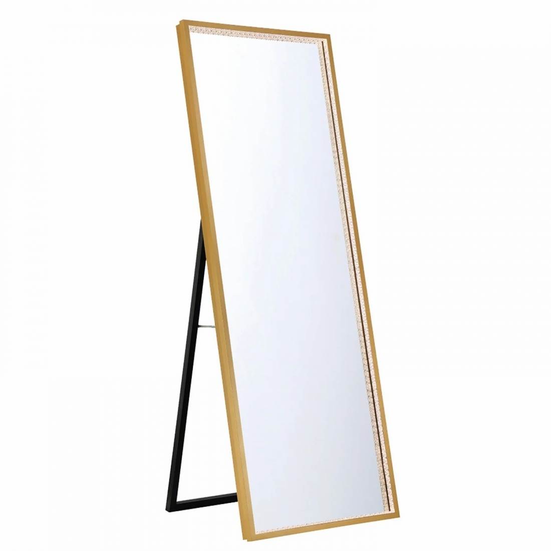 ENE-FSFL039 -  Illuminated Tall Mirror with Wall-Mount Option