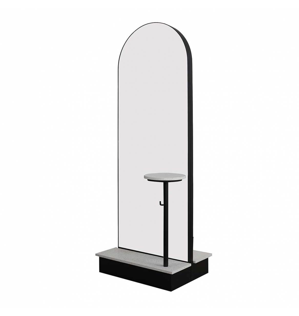 ENE-FSSM046 -Free-Standing Mirror with Adjustable Brightness for Beauty Salons