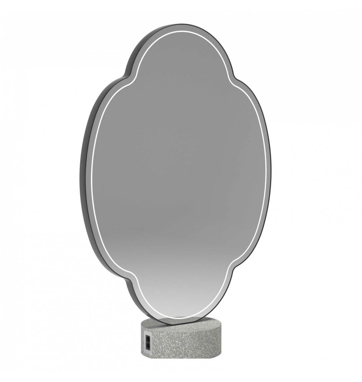 ENE-FSSM052 -Adjustable Free-Standing Salon Mirror for Hair Salons