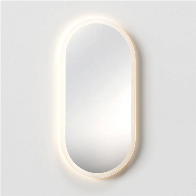 ENE-PL24 -Pill Shaped LED Mirror for Bathroom with Smart Features