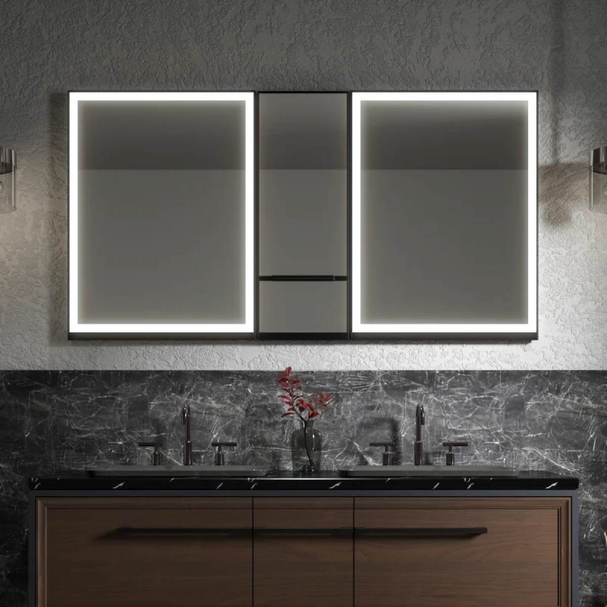 ENE-S-MC16 -Customizable Mirrored Bathroom Cabinet for Hotels