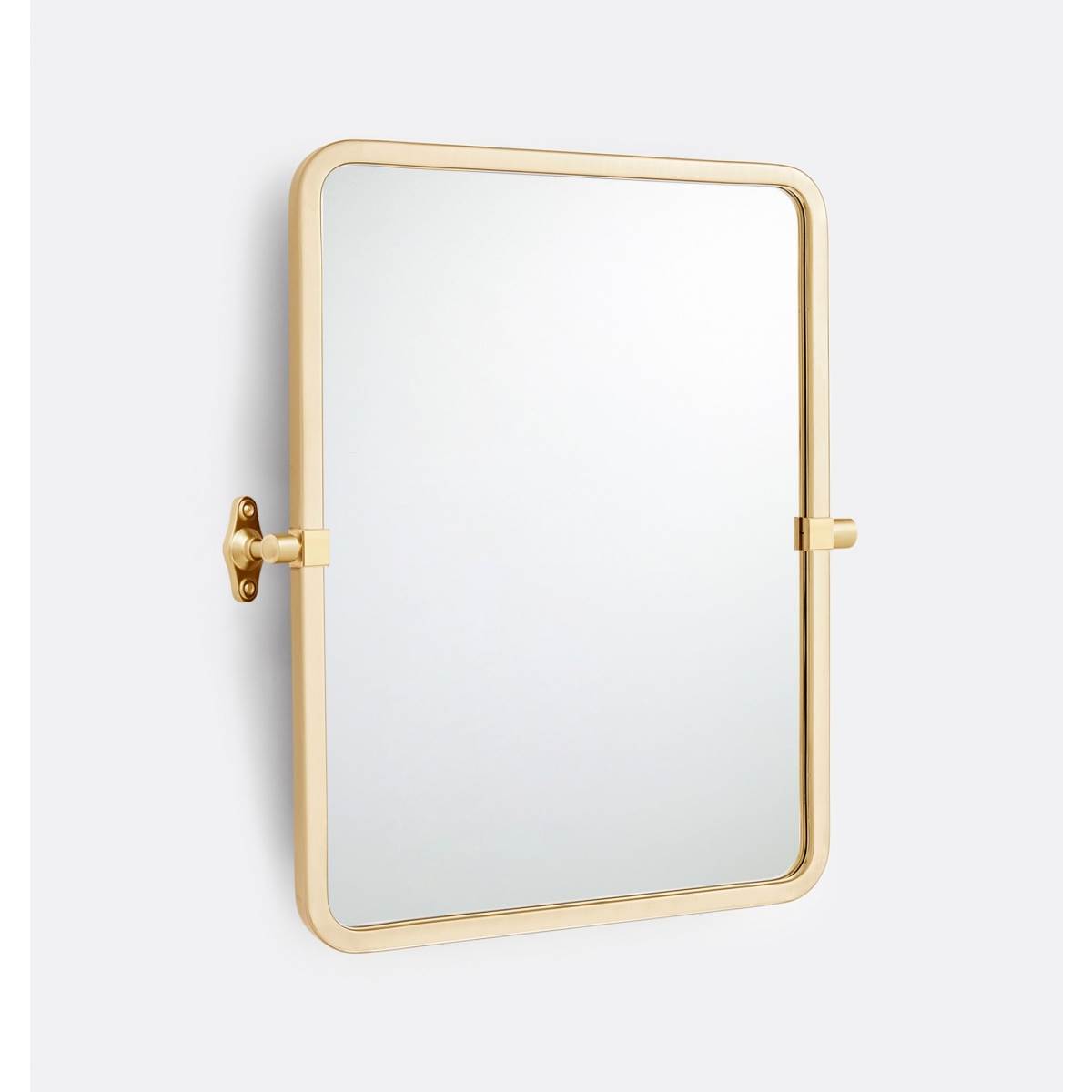 ENE-PFM051 -Pivoting Rectangular Framed Mirror for Office Spaces