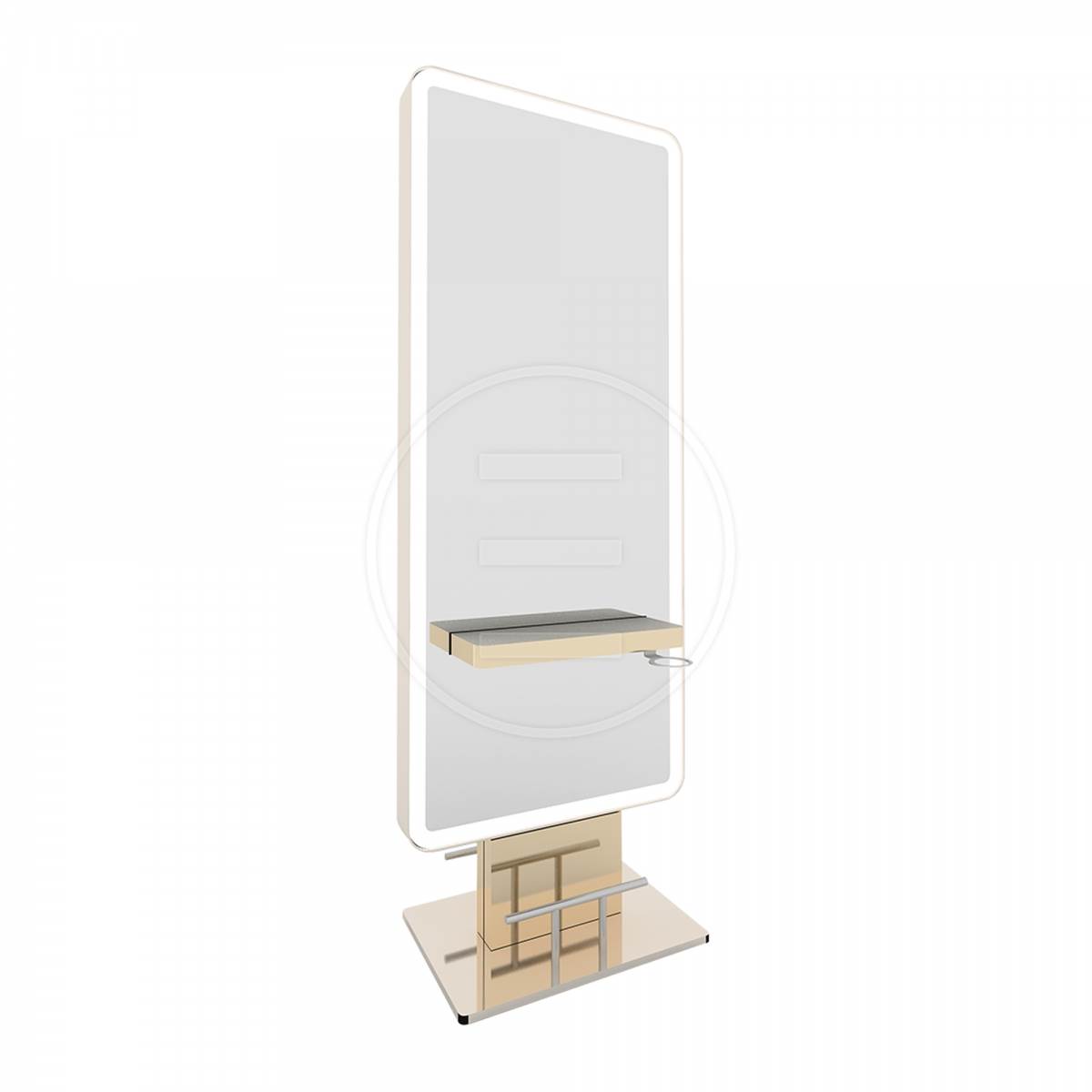 ENE-FSSM035 -Free-Standing Mirror with Smart Features for Salons