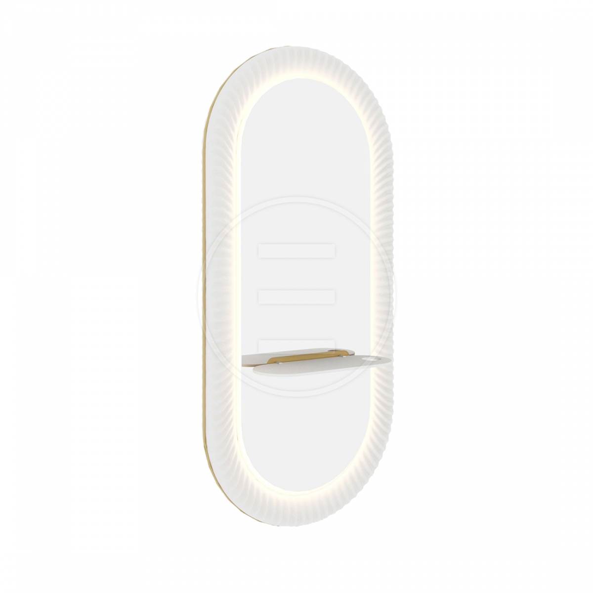ENE-WMSM048 -Wall-Mounted Salon Mirror with High Clarity