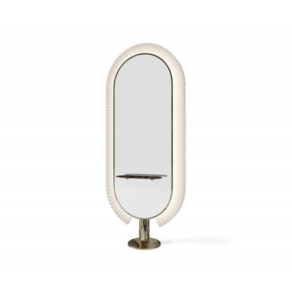 ENE-FSSM09 -Luxury Free-Standing Mirror with High-End LED Features