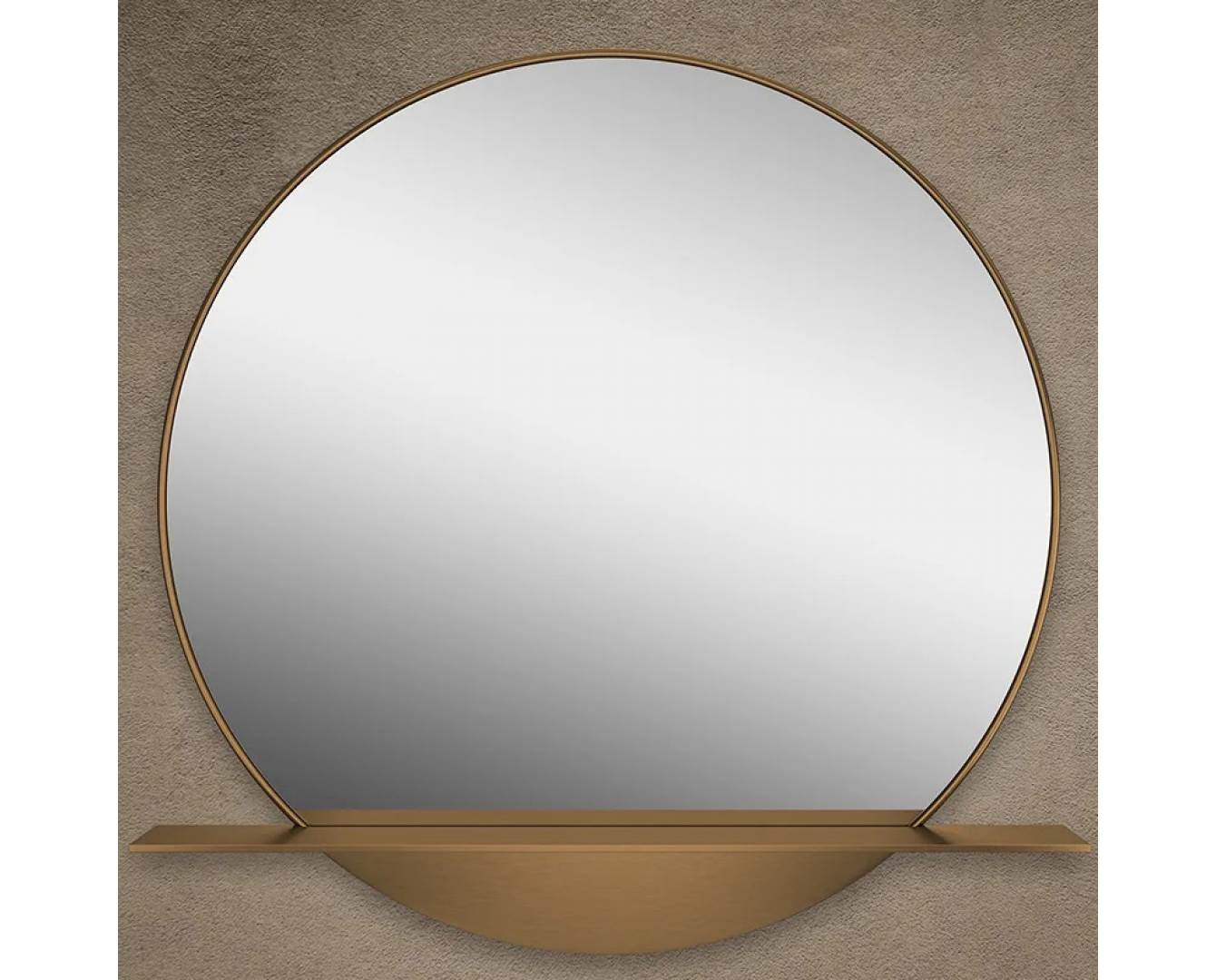 ENE-SF36 -Modern Platform LED Mirror with Storage Shelf