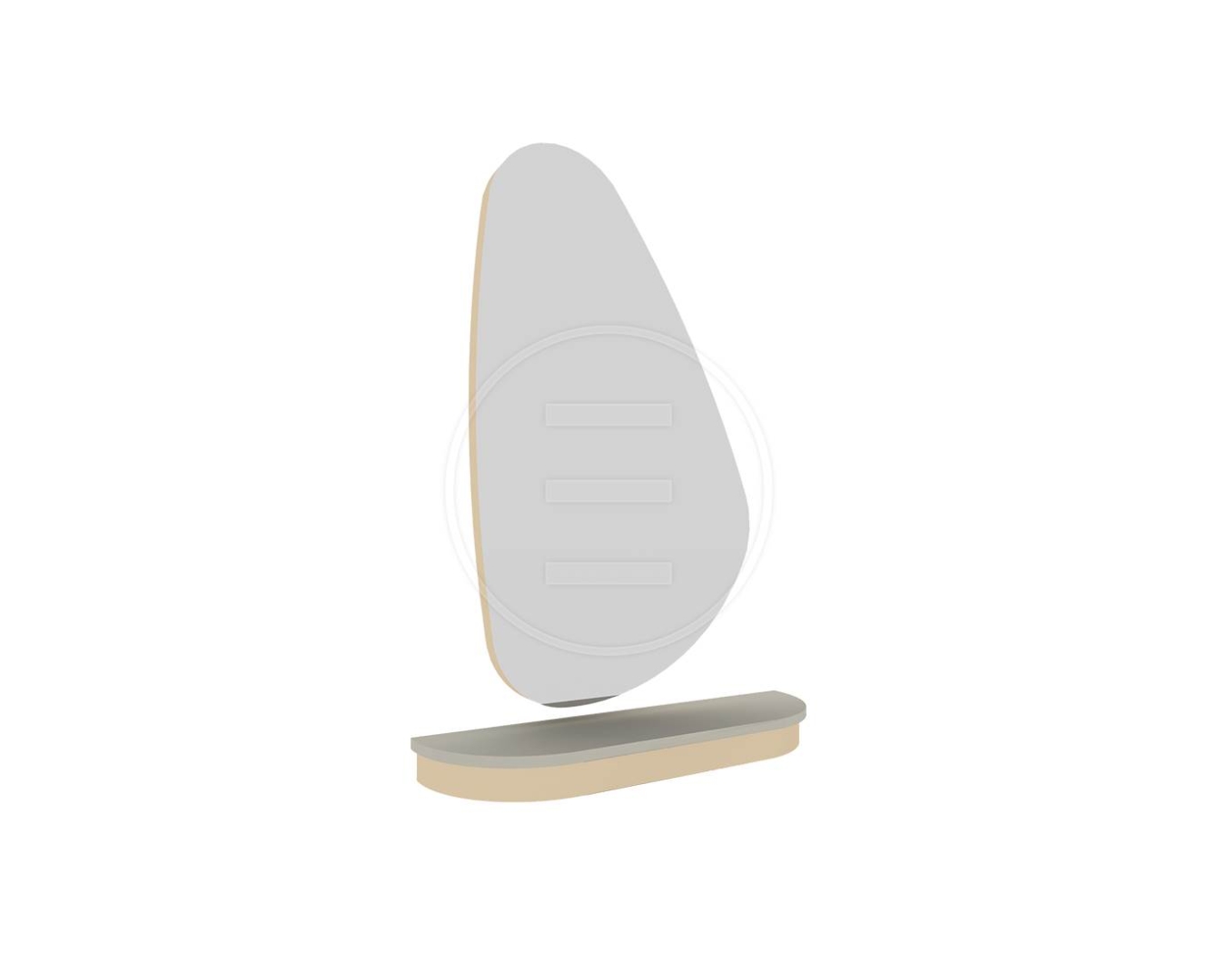 ENE-WMSM039 -Framed Wall-Mounted Mirror for Professional Salon Interiors