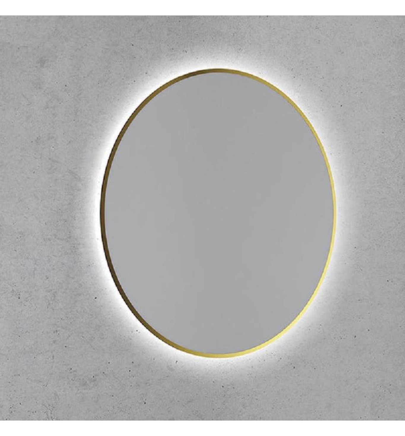 ENE-RD13 -Round LED Bathroom Mirror with Smart Features for Commercial Spaces