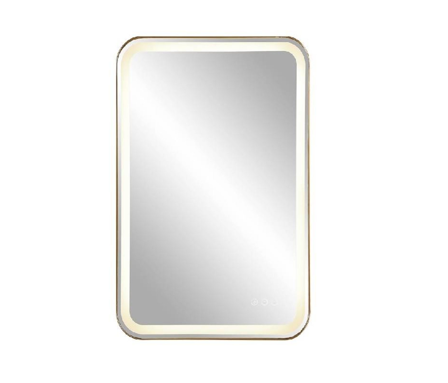 ENE-RC24- Backlit Square LED Mirror with Energy-Efficient Lighting