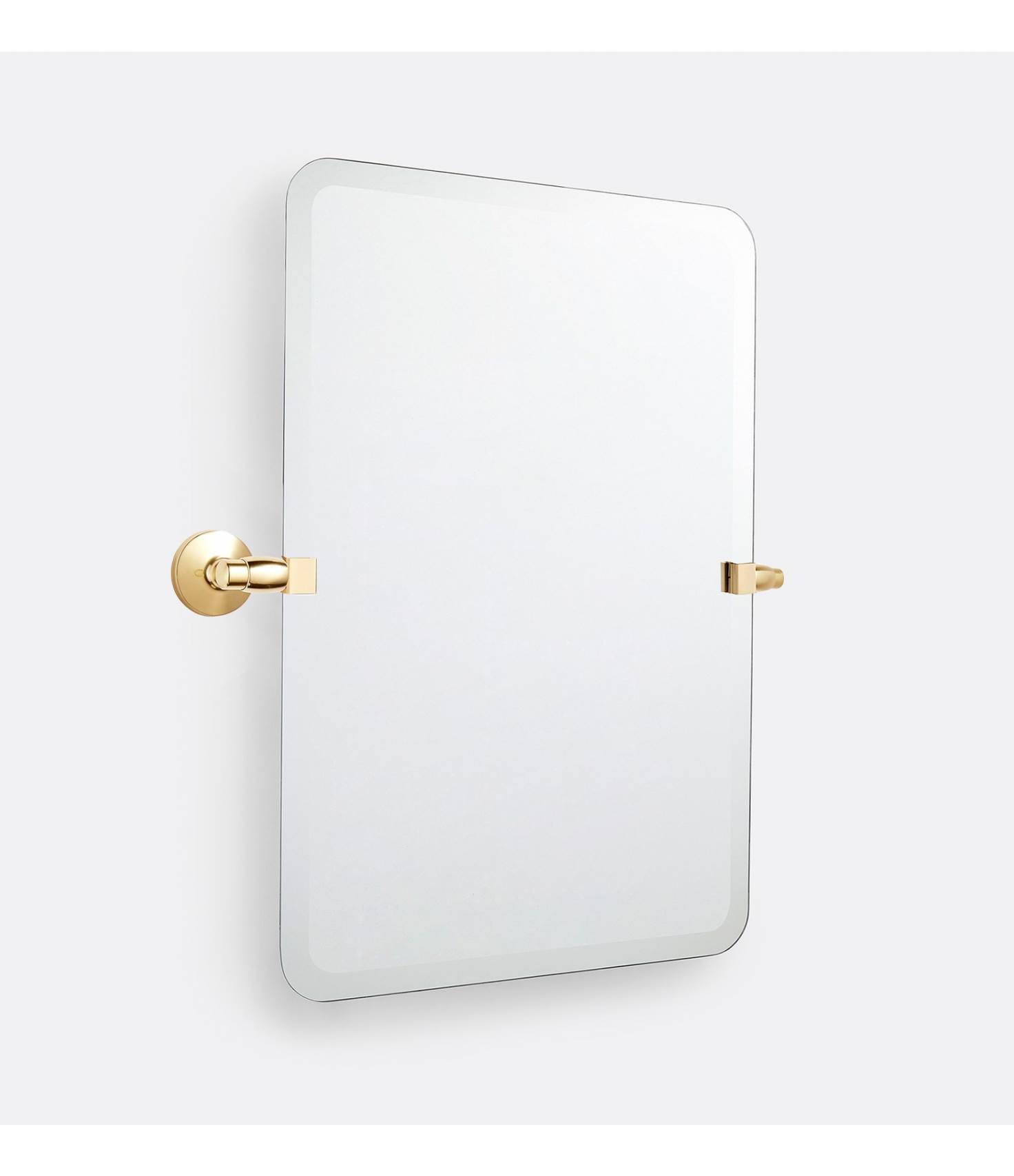 ENE-PFM047 -Pivoting Round Framed Mirror for Modern Bathroom