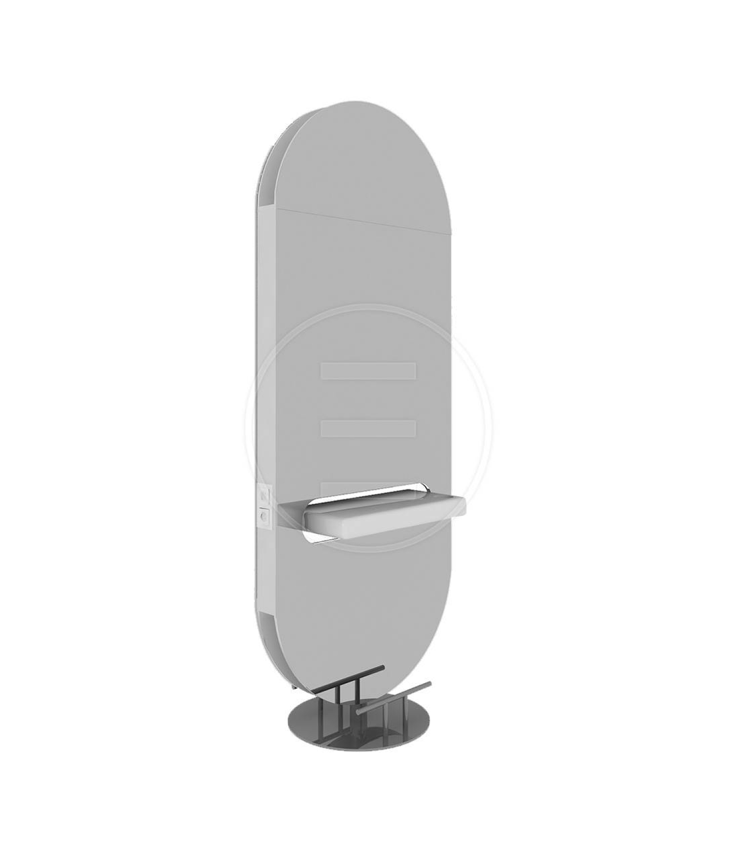 ENE-FSSM028 -Free-Standing Mirror for High-End Retail Spaces