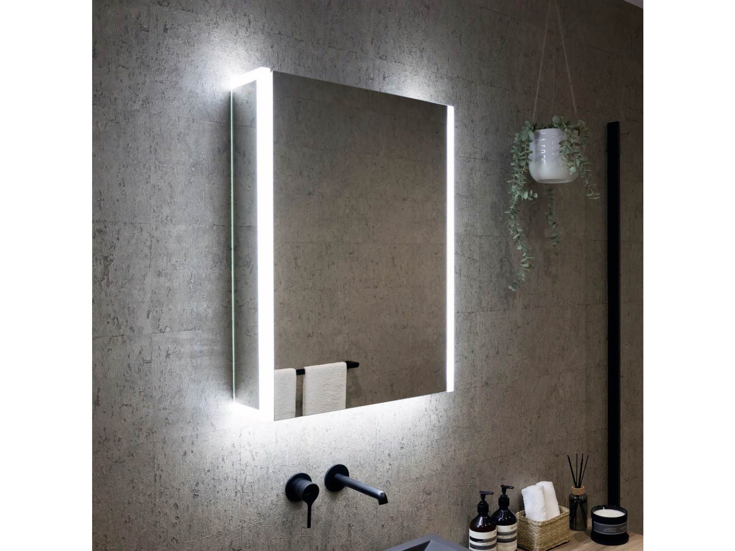 ENE-SC-28 -Customizable Special LED Cabinet Mirror for Wholesale Markets