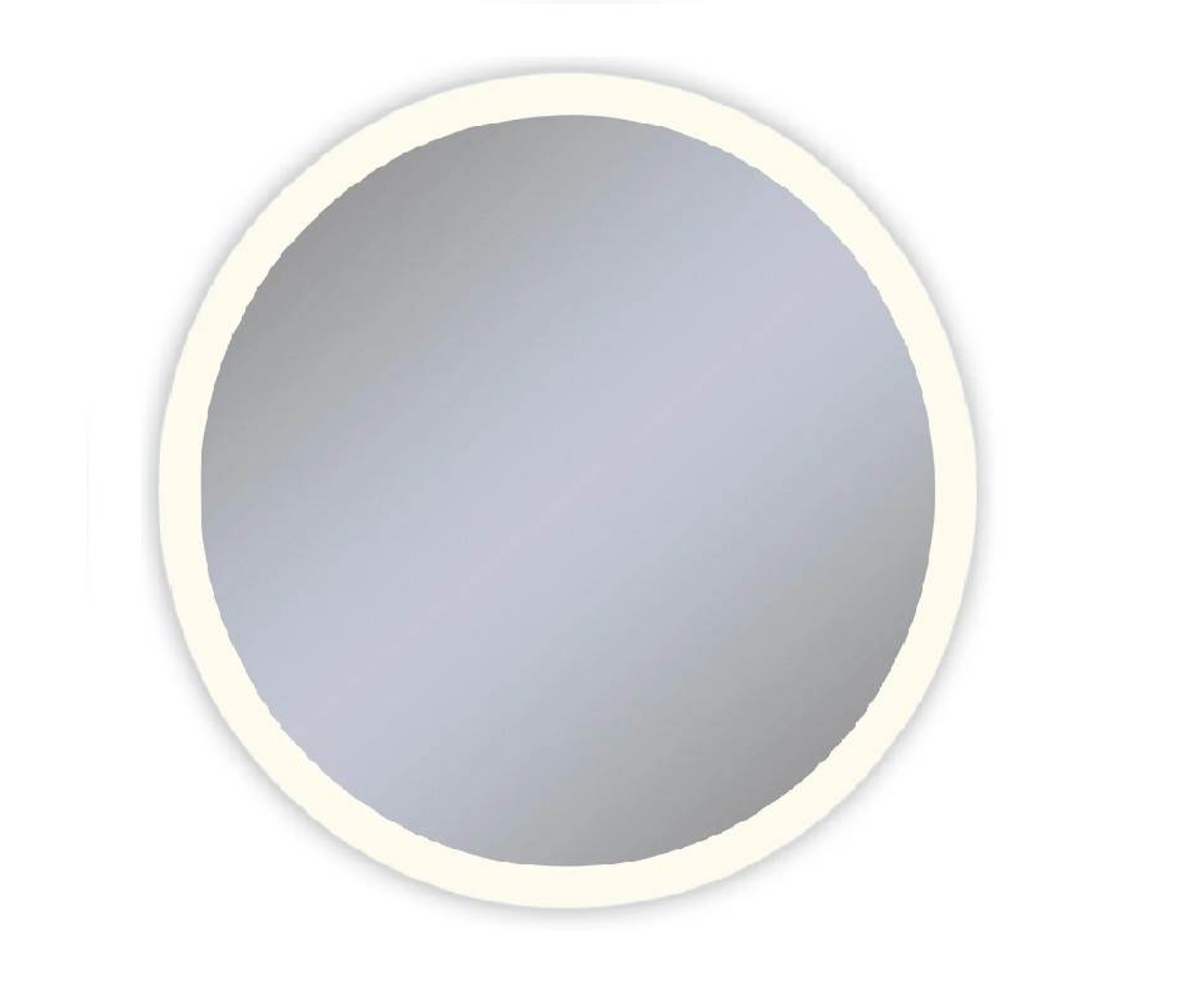 ENE-RD25 -Round LED Mirror for Hotels with Integrated Backlighting