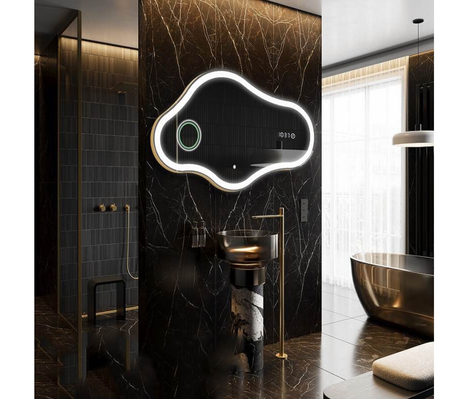 ENE-IR17 -Wholesale Decorative Irregular Mirror for Interior Design