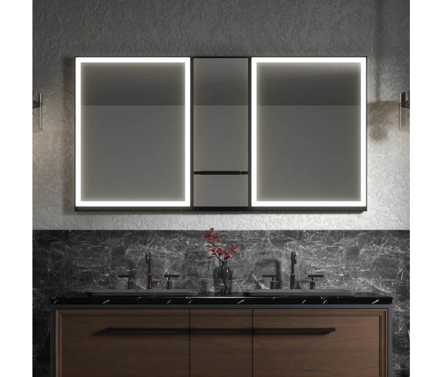 ENE-S-MC16 -Customizable Mirrored Bathroom Cabinet for Hotels