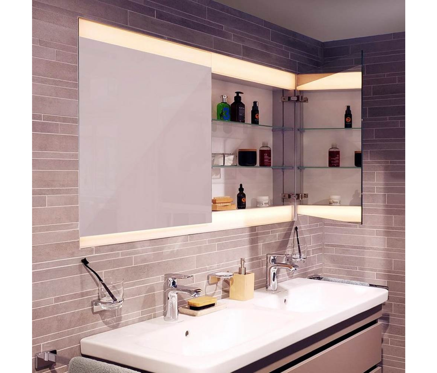 ENE-SC-05 -Special LED Cabinet Mirror with Touch Sensor Technology