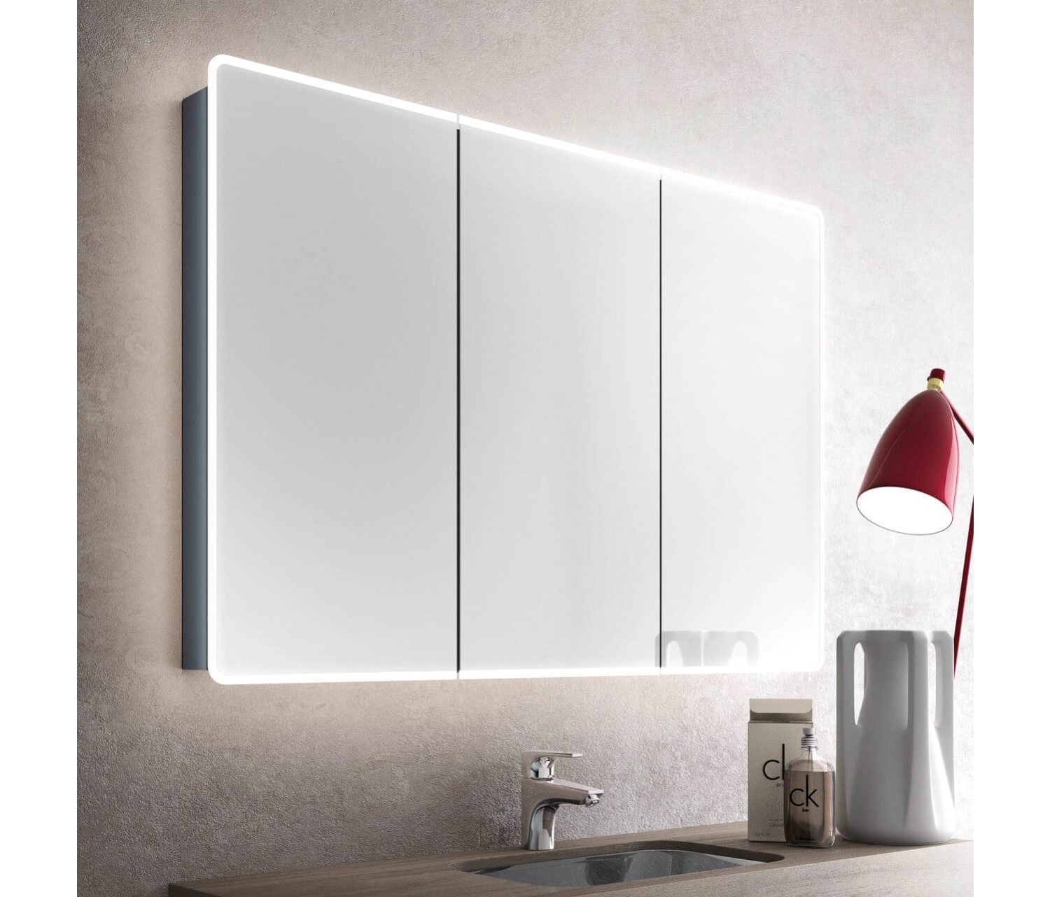 ENE-SC-01 -Customizable LED Medicine Cabinet for High-End Interiors
