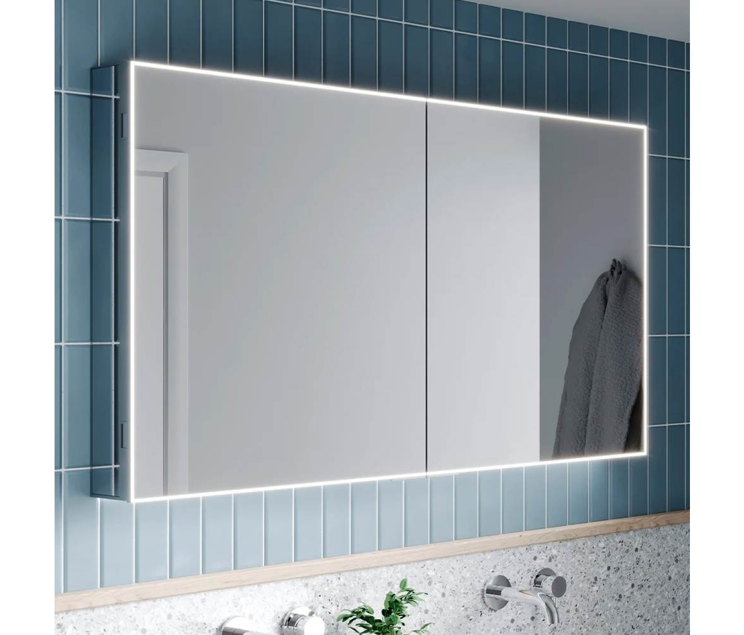 ENE-SC-33 -Smart Special LED Cabinet Mirror with Proximity Sensor