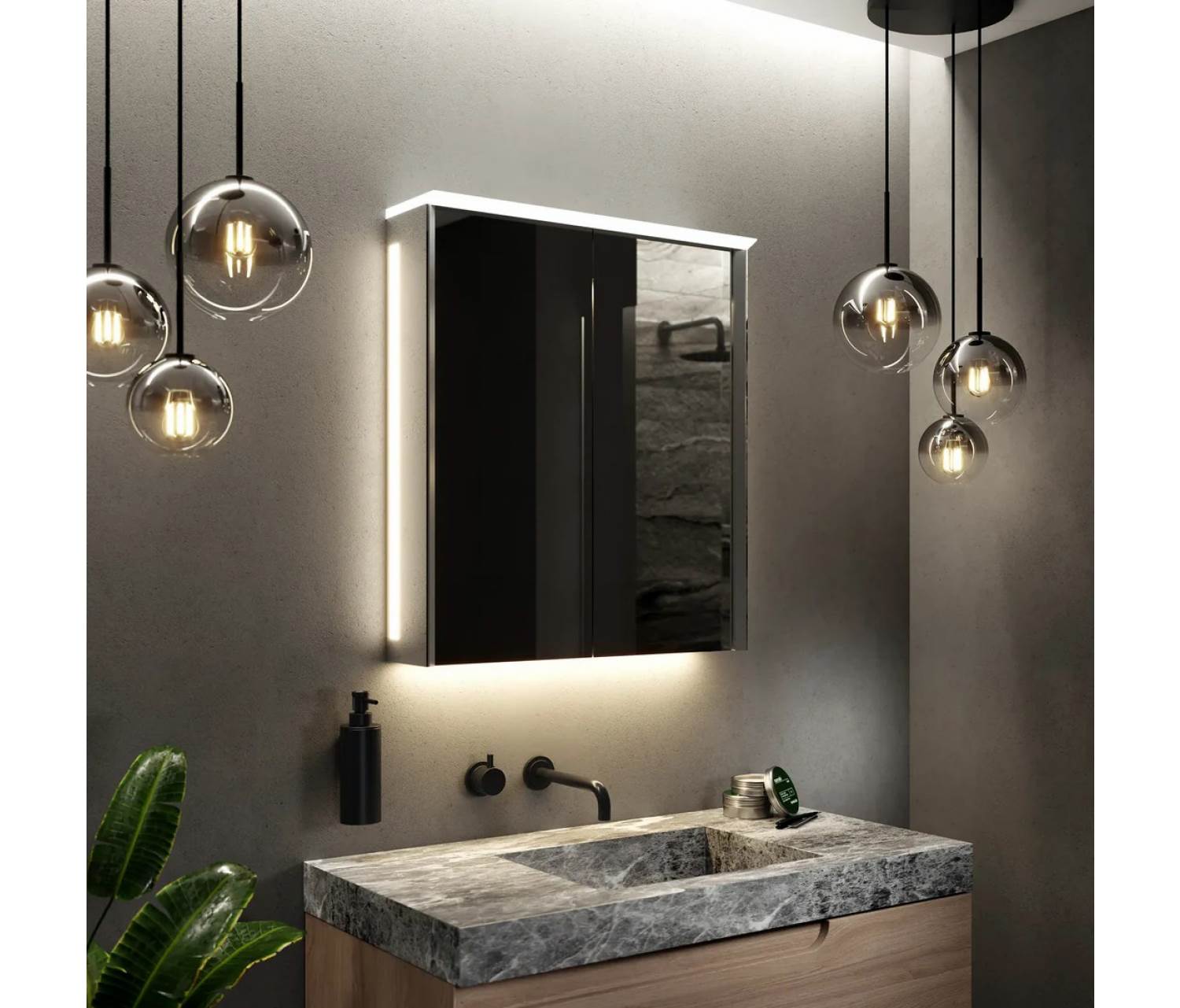 ENE-SC-29 -Special LED Cabinet Mirror Manufacturer for Hospitality Projects