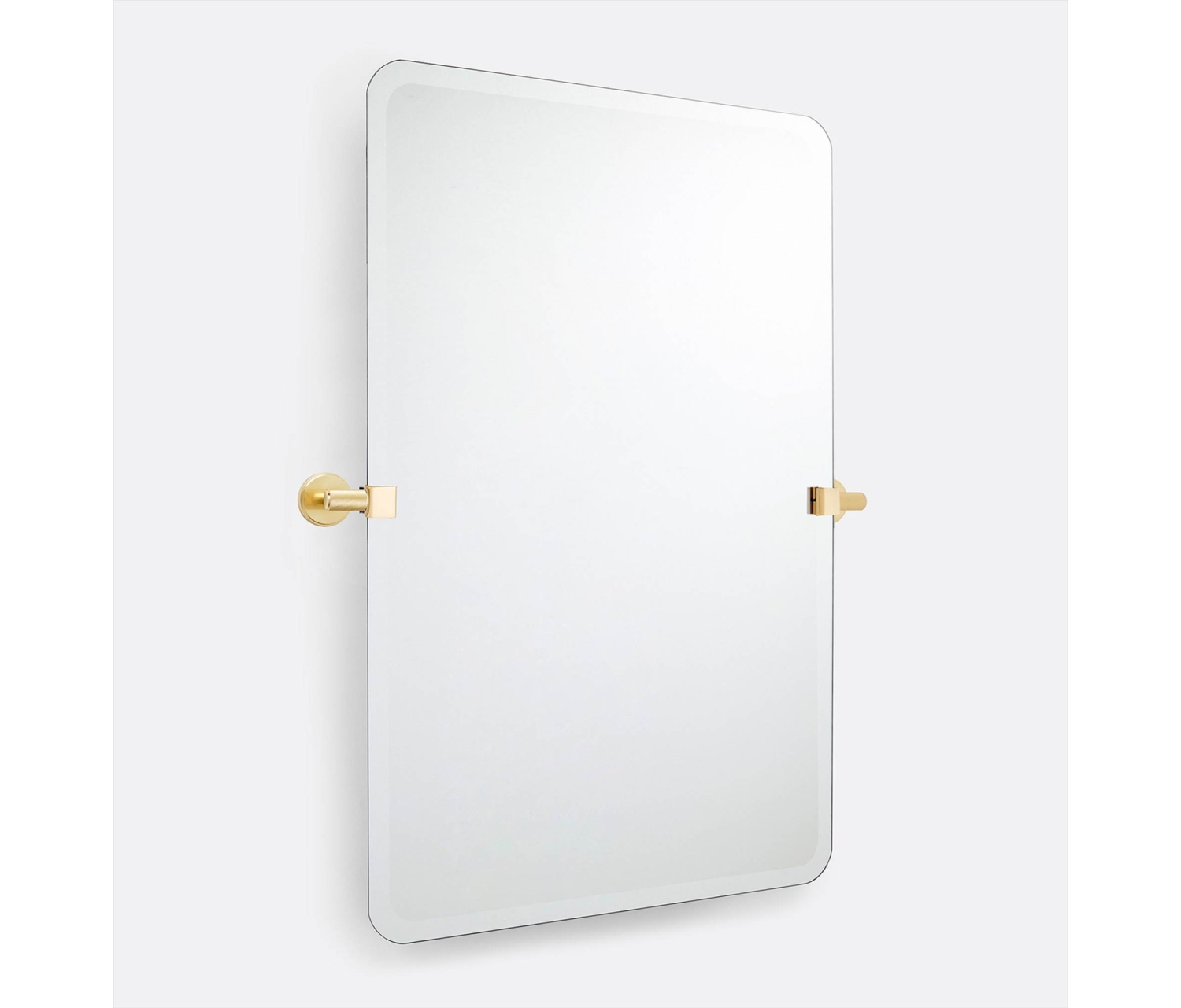 ENE-PFM041 -Pivoting Rectangular Framed Mirror for Commercial Use