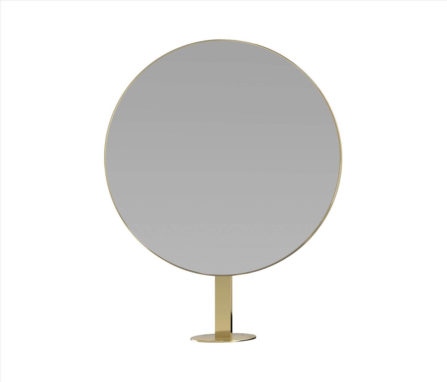 ENE-FSSM05 -Free-Standing Mirror with Built-In Storage for Beauty Salons