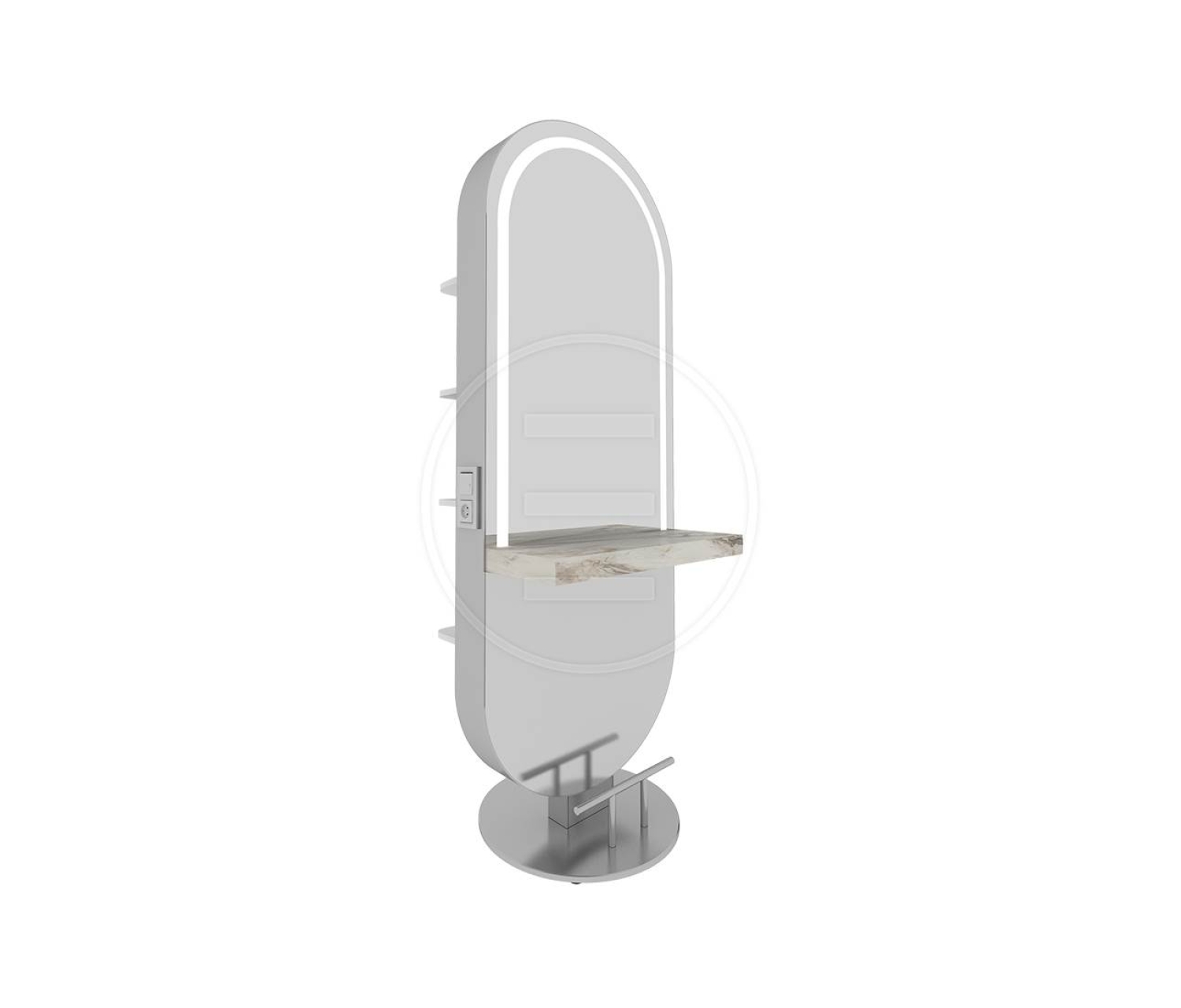 ENE-FSSM023 -Full-Length Salon Mirror with Integrated LED Technology