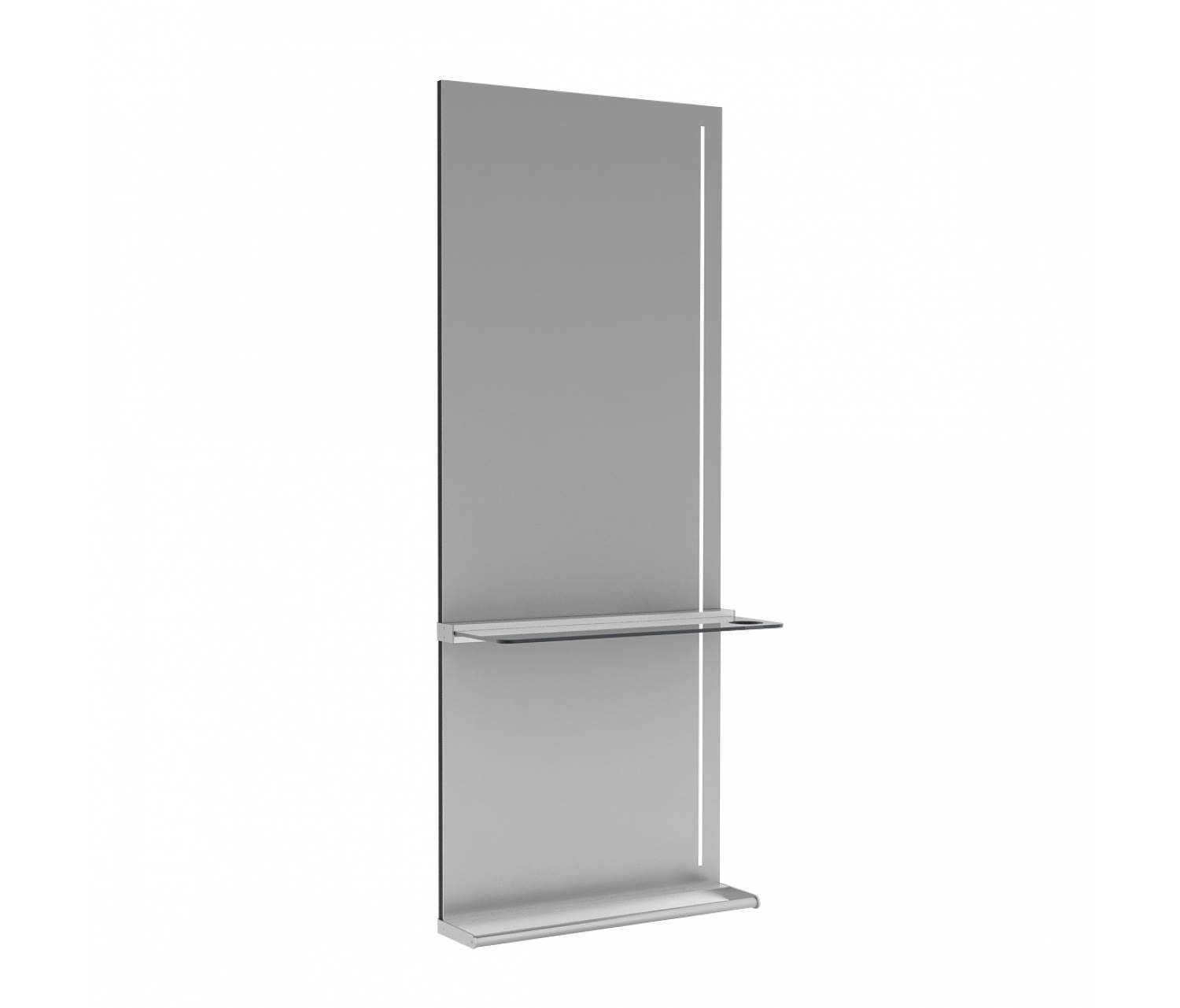 ENE-WMSM019 -Wall-Mounted Salon Mirror with LED Lighting and Magnification