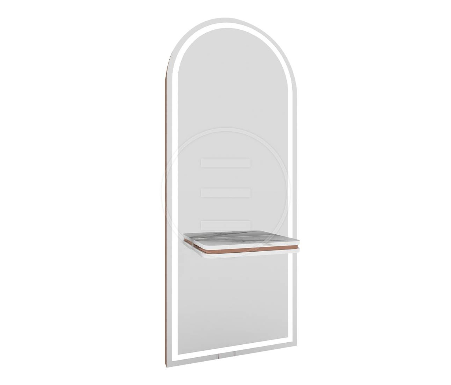 ENE-WMSM054 -Wholesale Wall-Mounted Salon Mirrors for Commercial Use
