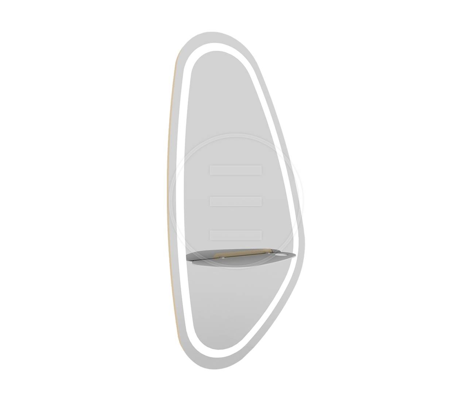 ENE-WMSM051 -Durable Wall-Mounted Salon Mirror for Heavy Duty Use