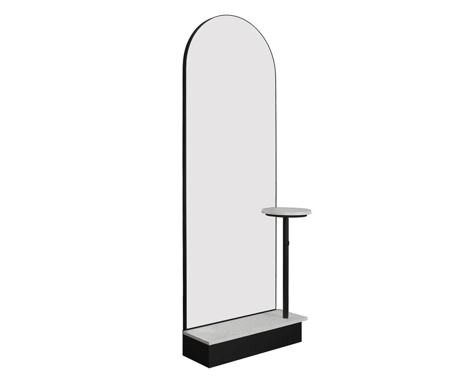 ENE-FSSM043 -Elegant Free-Standing Salon Mirror for High-End Retailers