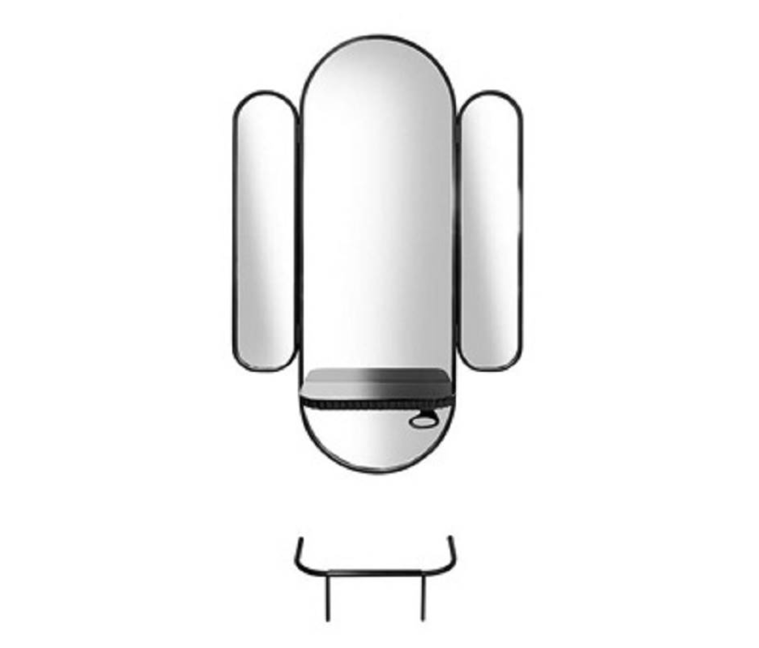 ENE-WMSM059 -Adjustable Wall-Mounted Mirror for Professional Salons