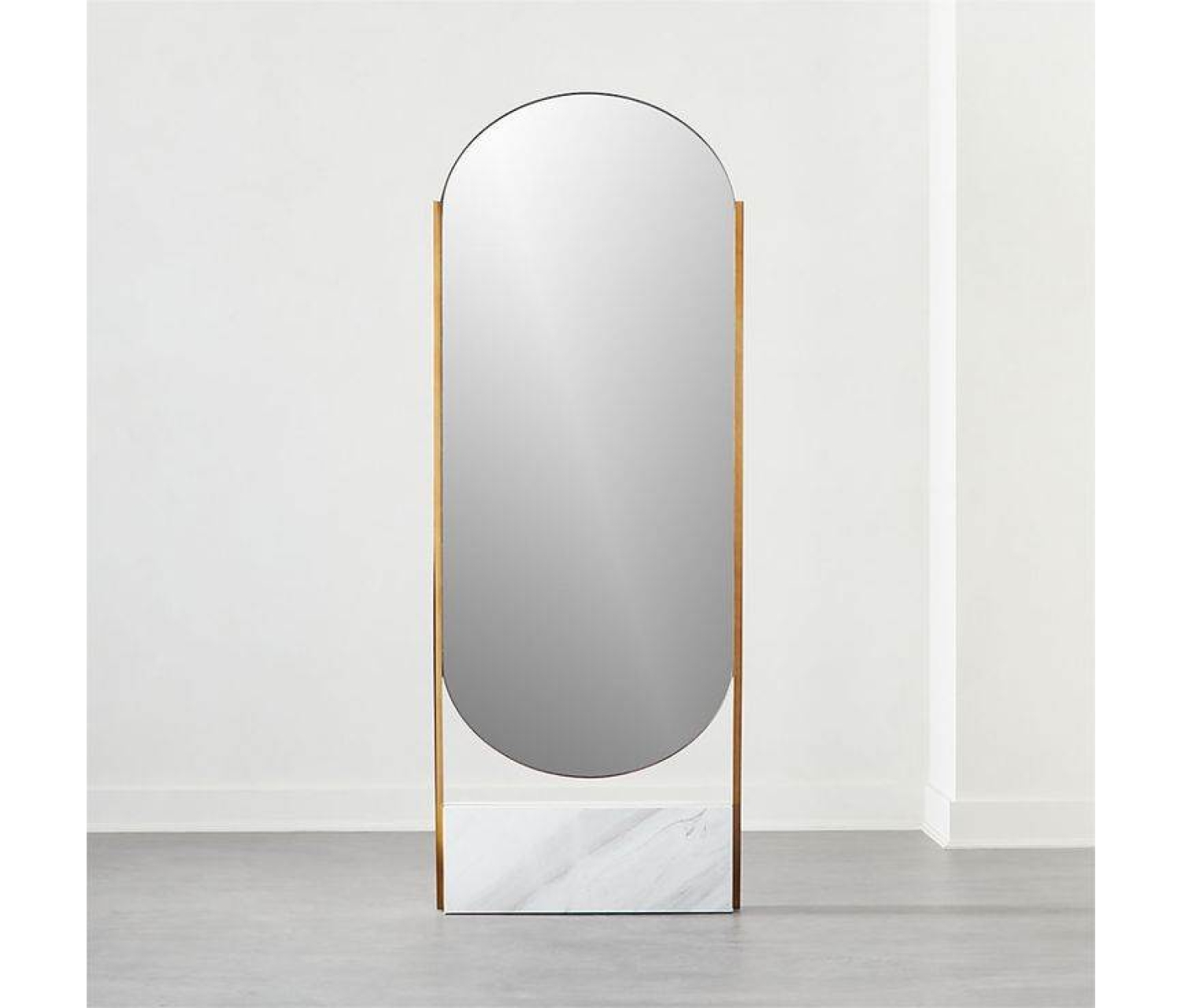 ENE-CUFL09 -Illuminated Full-Length Mirror with Sleek Aluminum Frame