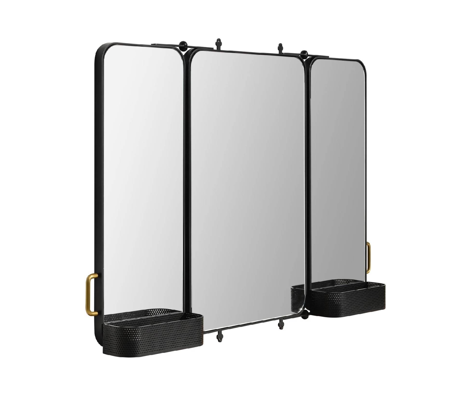 ENE-ADM054 -Rustic Decorative Mirror with Wooden Frame