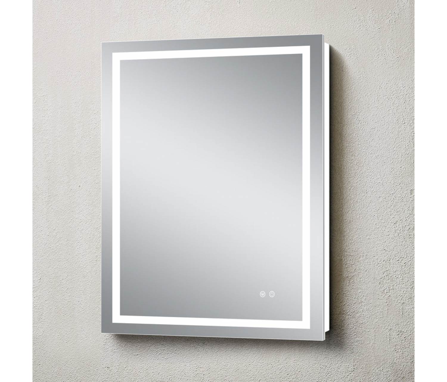 ENE-RC01 - Rectangular LED Bathroom Mirror with Adjustable Brightness