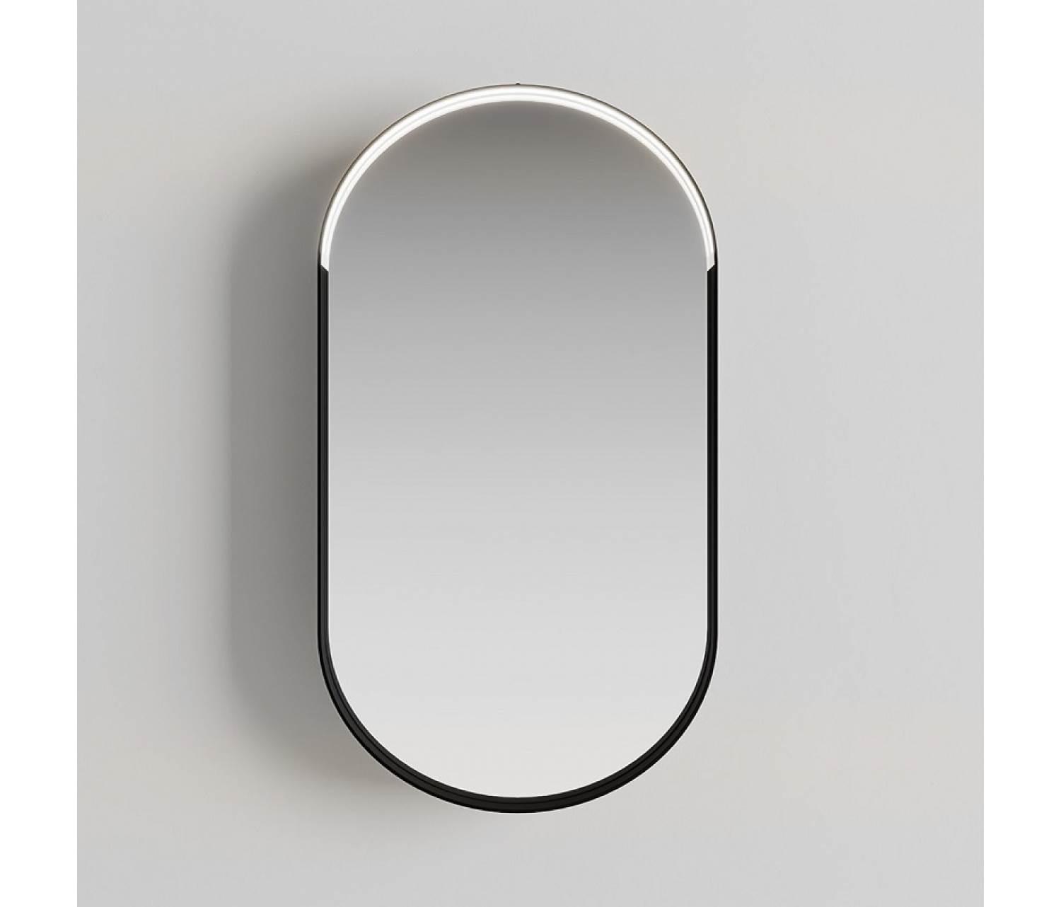 ENE-PL01 -Commercial Pill LED Mirror with Anti-Fog Technology