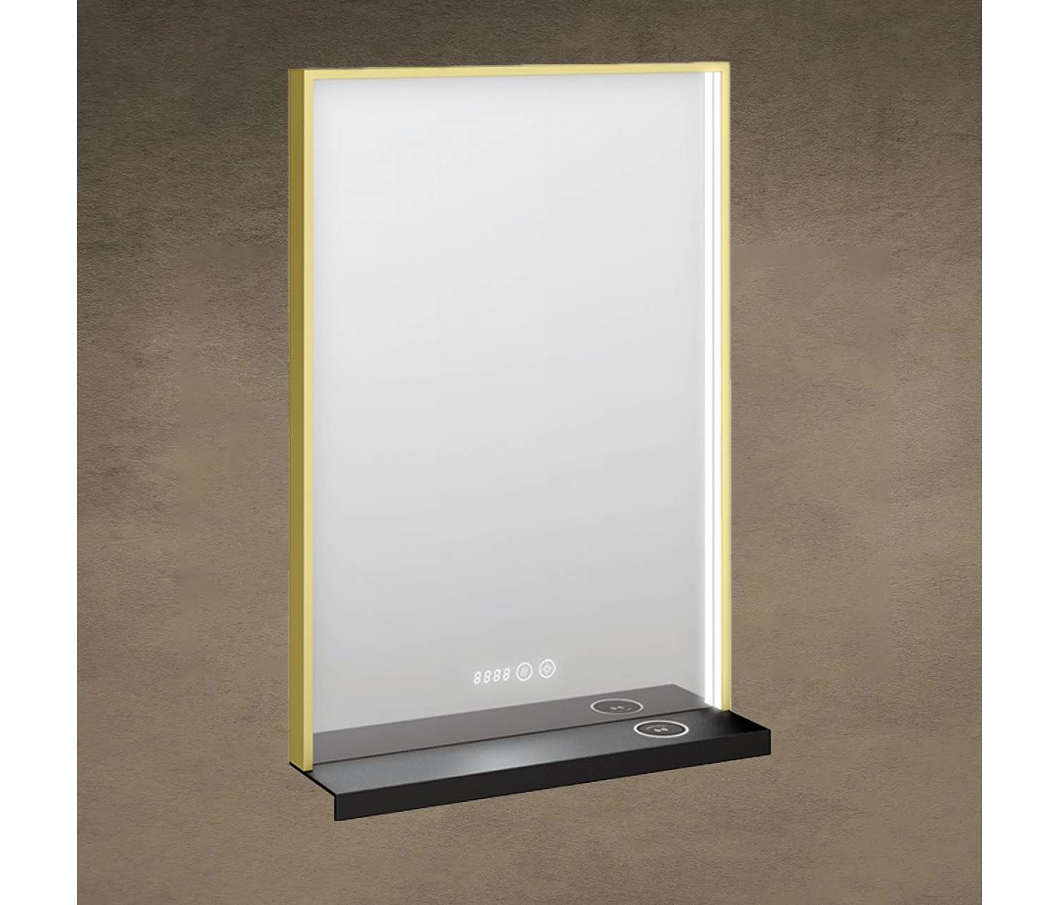 ENE-SF44 -Platform Storage LED Mirror with Anti-Fog Function