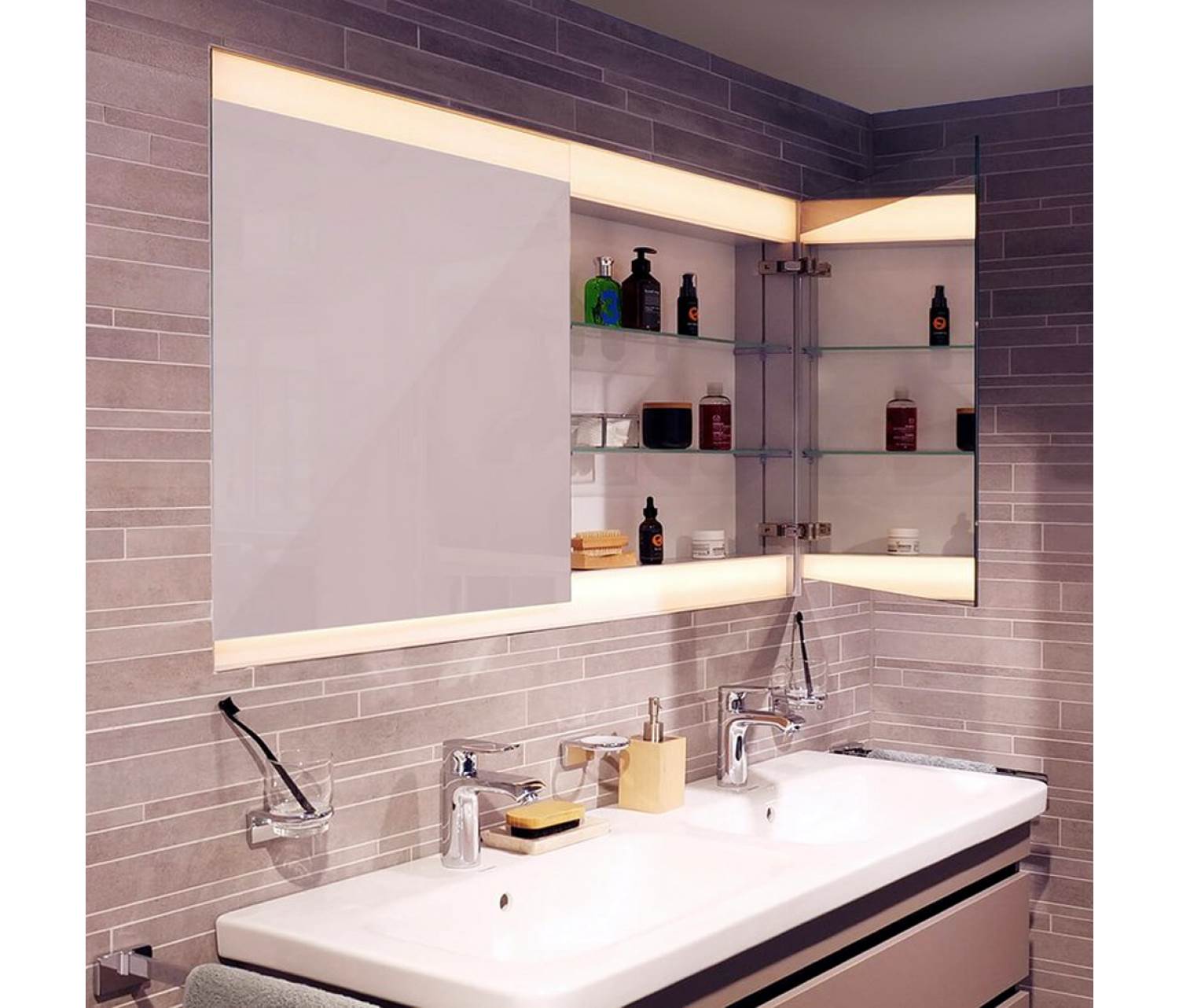 ENE-SC-05 -Special LED Cabinet Mirror with Touch Sensor Technology