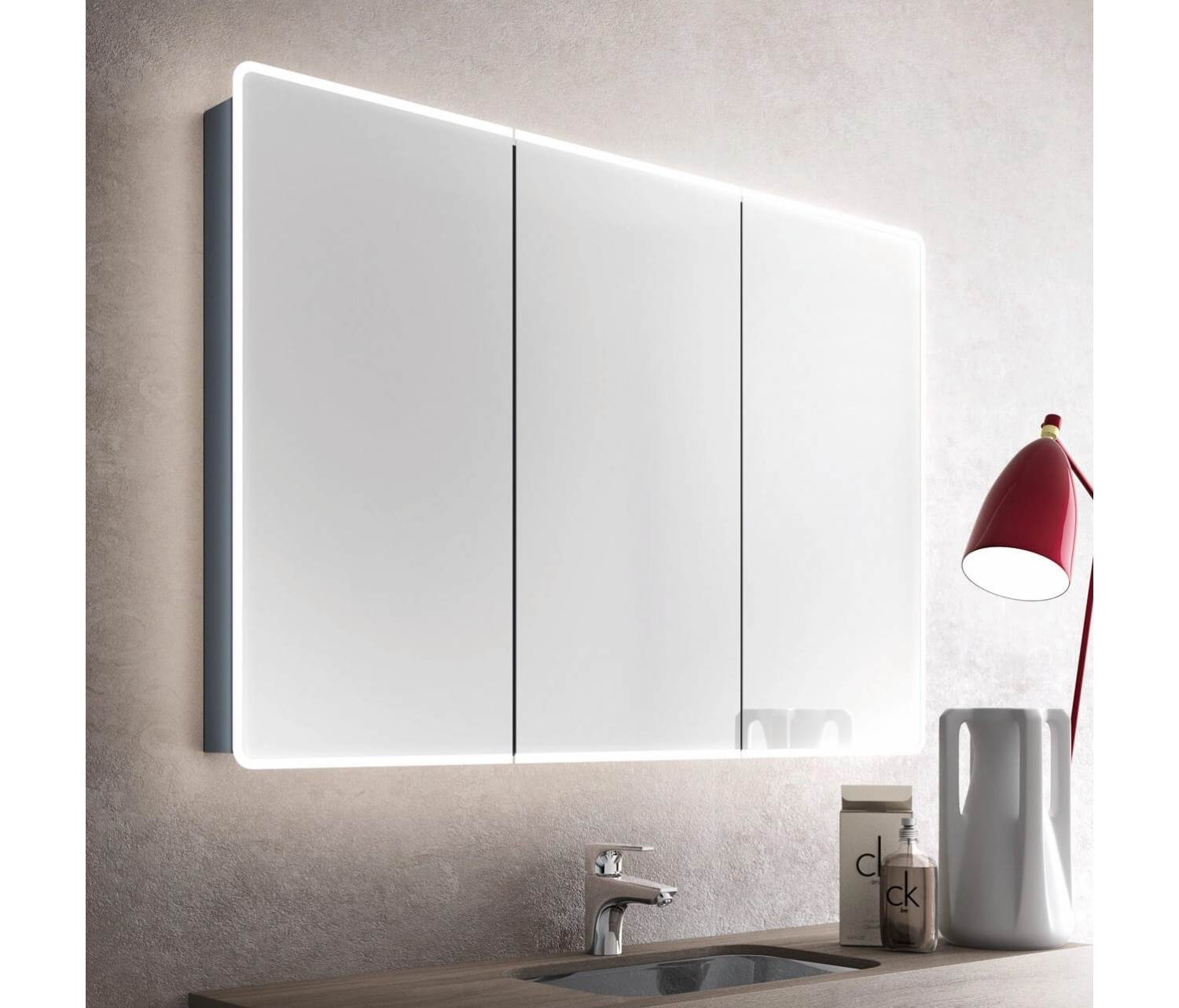 ENE-SC-01 -Customizable LED Medicine Cabinet for High-End Interiors