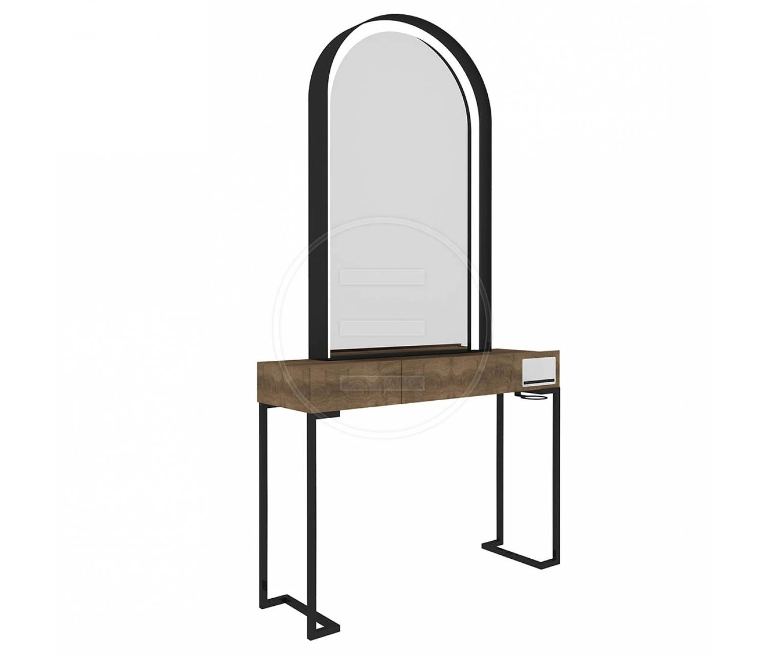 ENE-CSM038 -LED Countertop Salon Mirror with Dimmable Lights