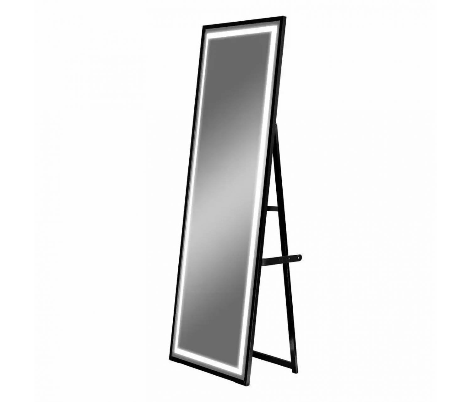 ENE-FSFL044 - LED Standing Mirror with Integrated Light Strip
