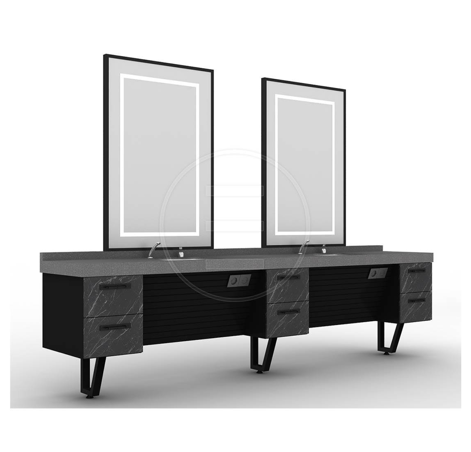 ENE-CSM035 -Countertop Mirror with Smart Touch Sensor